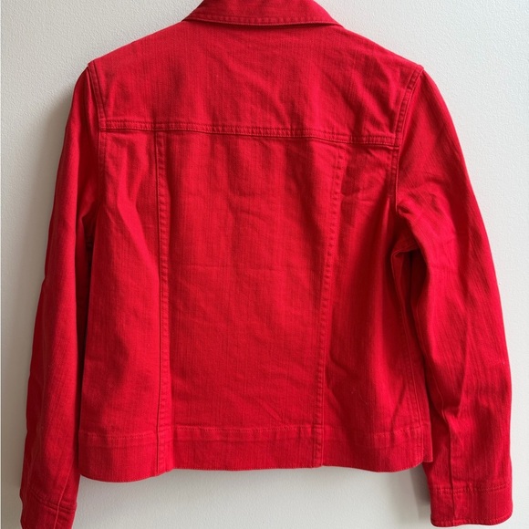 Talbots Vibrant Red Stretch Jacket - Picture 8 of 13
